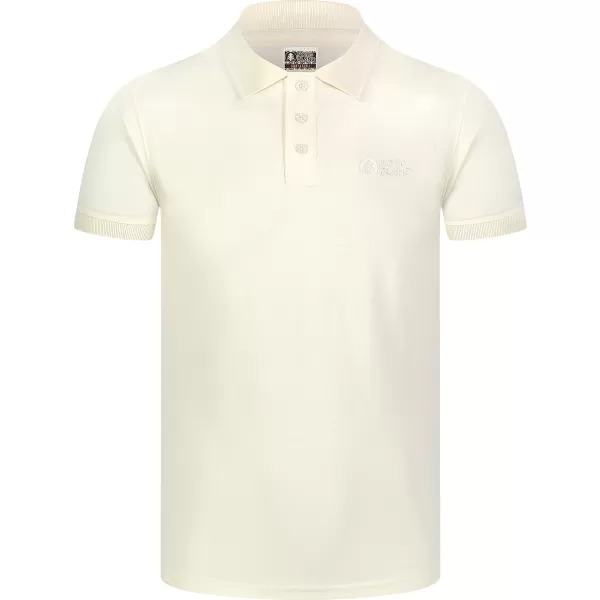  Herren t -Shirt mit einem Kragen NORDBLANC ETERNITY NBSMT8166 CREMIG 