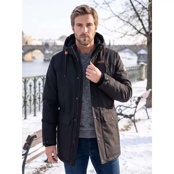  Herren-Winterjacke ALTISPORT GERRY SCHWARZ 
