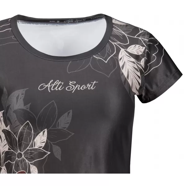  Frauen Freizeit t -Shirt Premium ALTISPORT VOJ/ALW119TR06 SCHWARZ 