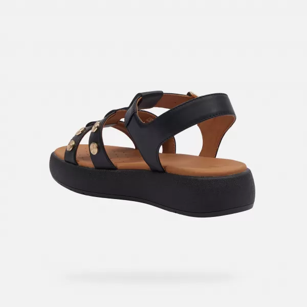  Damensandalen GEOX CAMALEI G000986 SCHWARZ 
