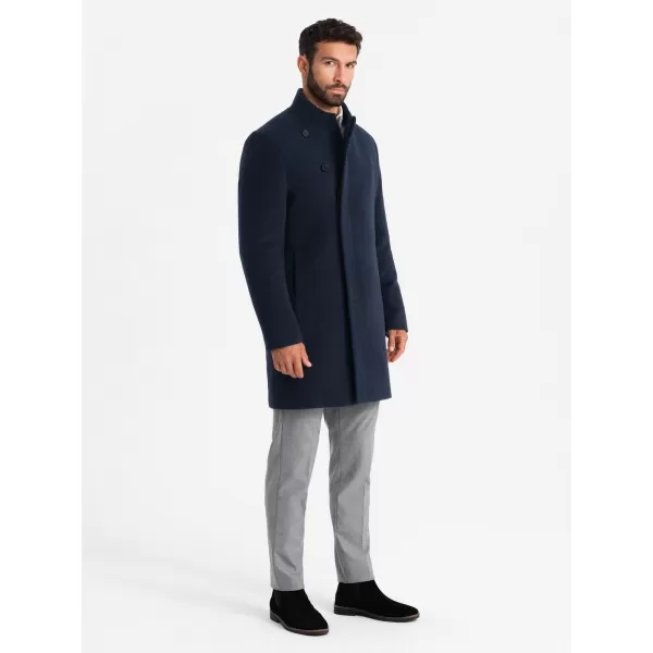 Männlicher Mantel OMBRE OM-COWC-0141 MARINEBLAU 