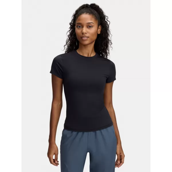  Damen-T-Shirt UNDER ARMOUR MERIDIAN CORE SS 6000341-001 SCHWARZ 