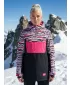 Winterjacke für Damen ALTISPORT GANICE SCHWARZ/ROSA