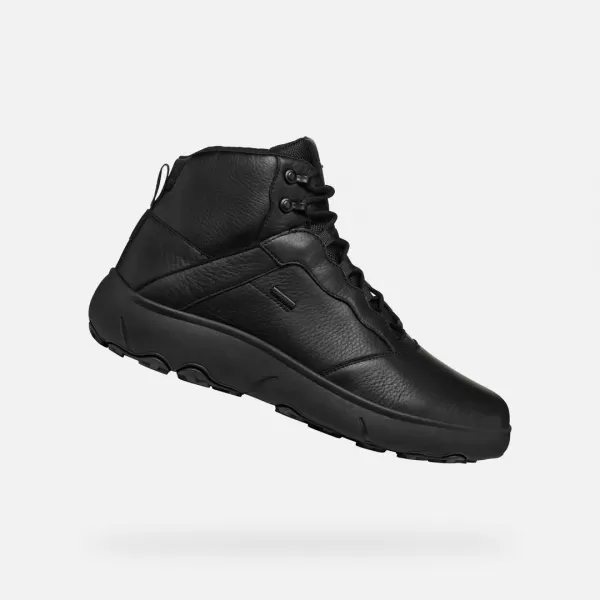 Herren-Stiefeletten GEOX NEBULA + GRIP AB G006828 SCHWARZ 