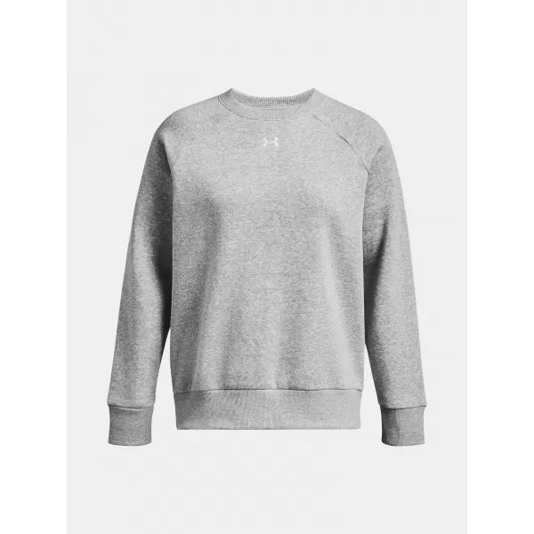  Damen-Sweatshirt UNDER ARMOUR UA RIVAL FLEECE CREW 1379508-012 GRAU 