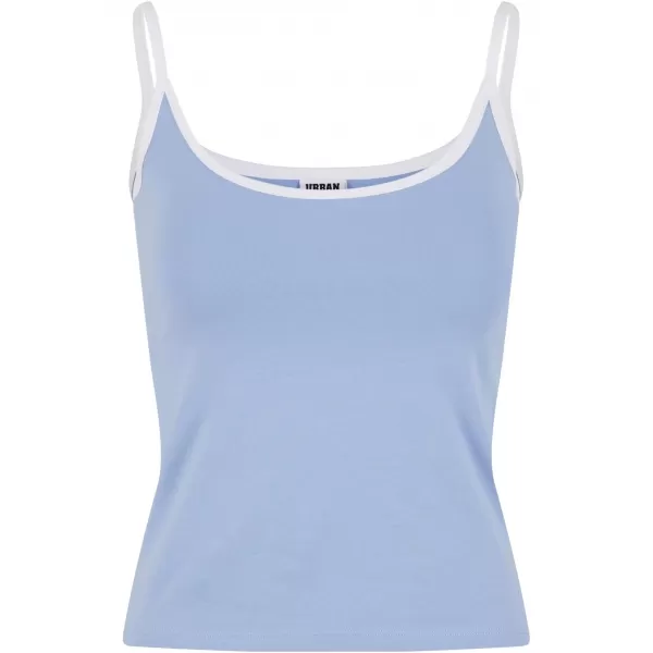  Damen-Tanktop URBAN CLASSICS TB7485A PUDERBLAU/WEIß/ROSÉ/WEIß 