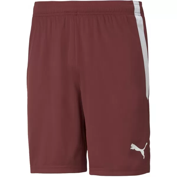 Shorts PUMA TEAMLIGA SHORTS 704924_09 CORDOVAN/ CORDOVAN/PUMA WEIß 