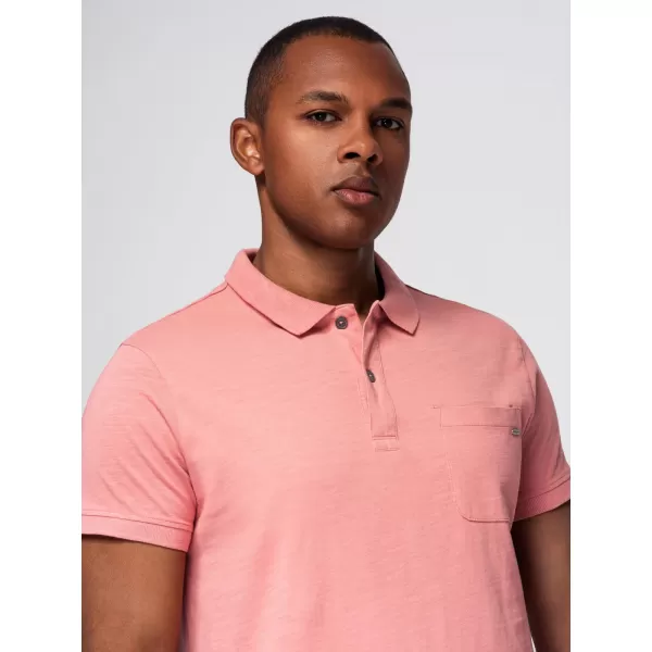  Herren t -Shirt mit einem Kragen OMBRE OM-POWS-0142 ROSA 