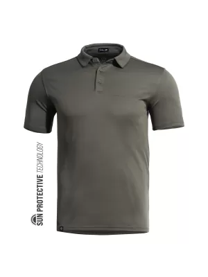Herren-T-Shirt mit Kragen PENTAGON VANQUISH POLO SHIRT K09048 BRAUNGRAU