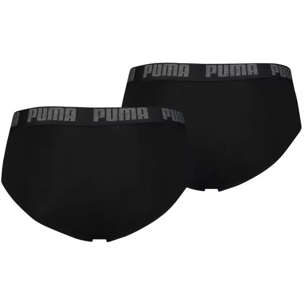  Herrenbekenntnisse PUMA BASIC BRIEF 2P 88910006 SCHWARZ/SCHWARZ 
