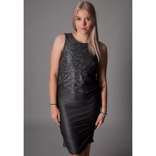  Premium-Kleid für Damen ALTISPORT VOJ/ALW047SAT03 SCHWARZ 