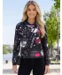 Damen-Sweatshirt ALTISPORT GILL SCHWARZ