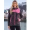 Fleece-Sweatshirt für Damen ALTISPORT GENESIS SCHWARZ/HELLBEIGE