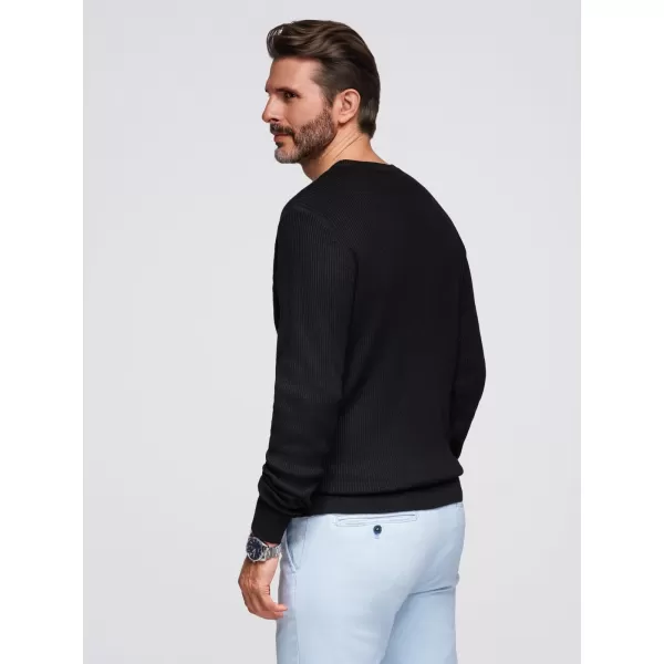  Herrenpullover OMBRE OM-SWSW-0182 SCHWARZ 