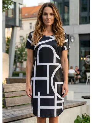 Damen erweitert T -Shirt Premium ALTISPORT VOJ/ALW085SAT02 SCHWARZ