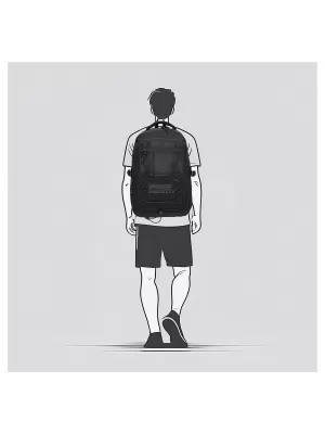 Rucksack ENRICO BENETTI ANCHORAGE 47259 SCHWARZ