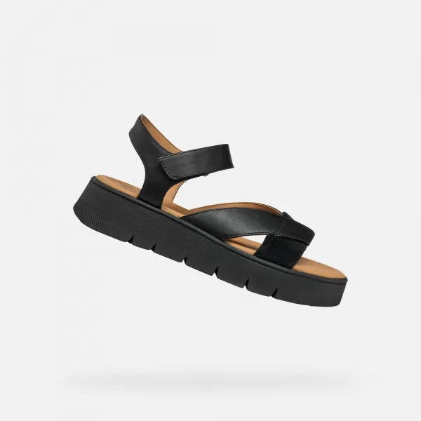  Damensandalen GEOX DANDRA 40 SCHWARZ 