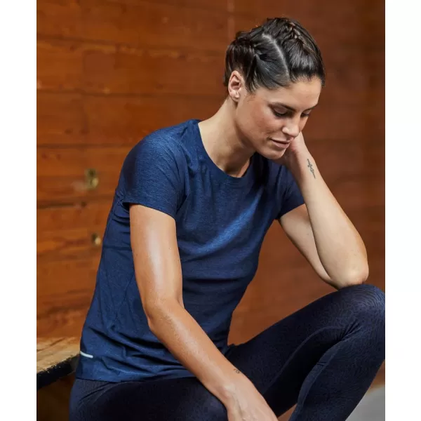  Damen-T-Shirt TEE JAYS | TJ 7021 SCHWARZE MELANGE 
