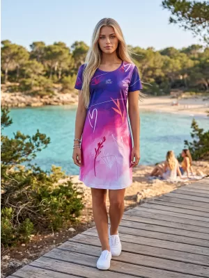 Erweitertes Premium-T-Shirt für Damen ALTISPORT VOJ/ALW083SAT02 LILA