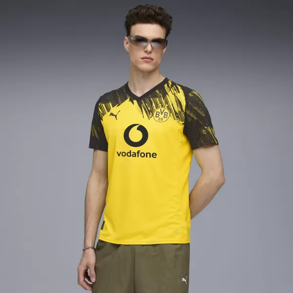  Herren -Trikot PUMA BVB HOME JERSEY REPLICA 78008801 FASTER YELLOW/ SCHNELLER GELB/PUMA SCHWARZ 