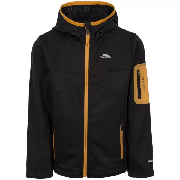  Fleece-Sweatshirt für Kinder TRESPASS TIMOROUS SCHWARZ 