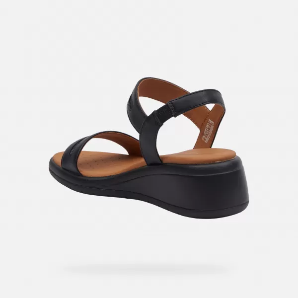  Damensandalen GEOX MELICONIA G000969 SCHWARZ 