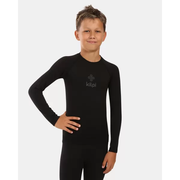  Thermo-T-Shirt für Jungen KILPI NATHAN-JB ZJ0501KI SCHWARZ 
