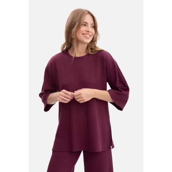  Damenbluse BEWEAR B301 PFLAUME 