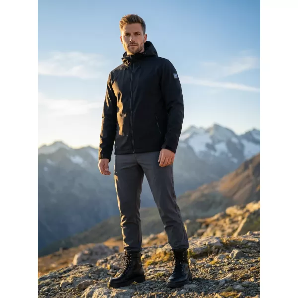  Herren -Softshelljacke ALTISPORT NEWET SCHWARZ 