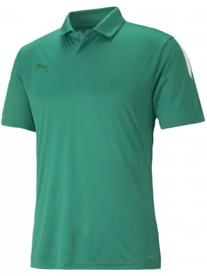Hemd mit Kragen PUMA TEAMLIGA SIDELINE POLO 65725705 PEPPER GREEN/ PFEFFERGRÜN/PUMAWEIß