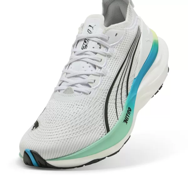  Stiefel PUMA FOREVERRUN NITRO 2 310109-19 PUMA WEIß/GESCHWINDIGKEIT BLAU 