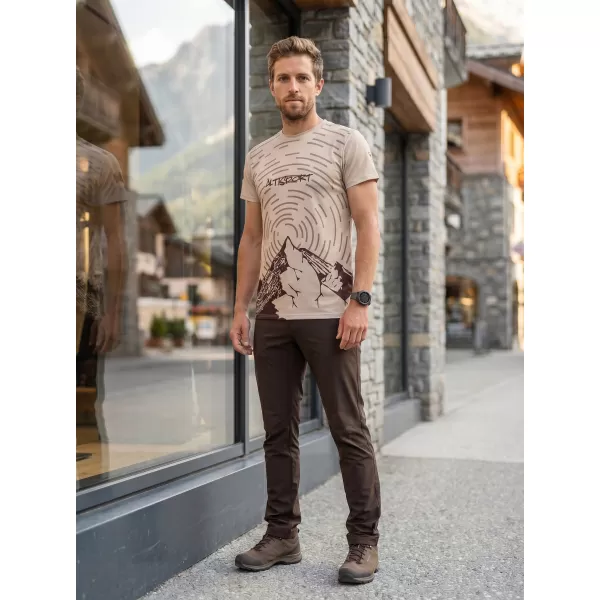  Herren Freizeithemd Premium ALTISPORT VOJ/ALM121TR06 BEIGE 