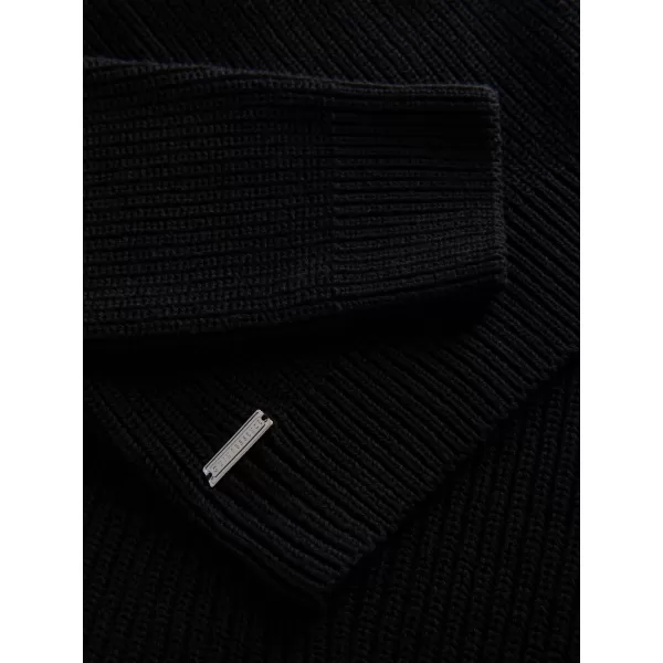  Herrenpullover OMBRE OM-SWTN-0162 SCHWARZ 