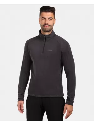 Fleece-Sweatshirt für Herren KILPI ALMERI-M ZM0209KI SCHWARZ