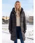 Damenmantel KIXMI VENECIA SCHWARZ/WEIß