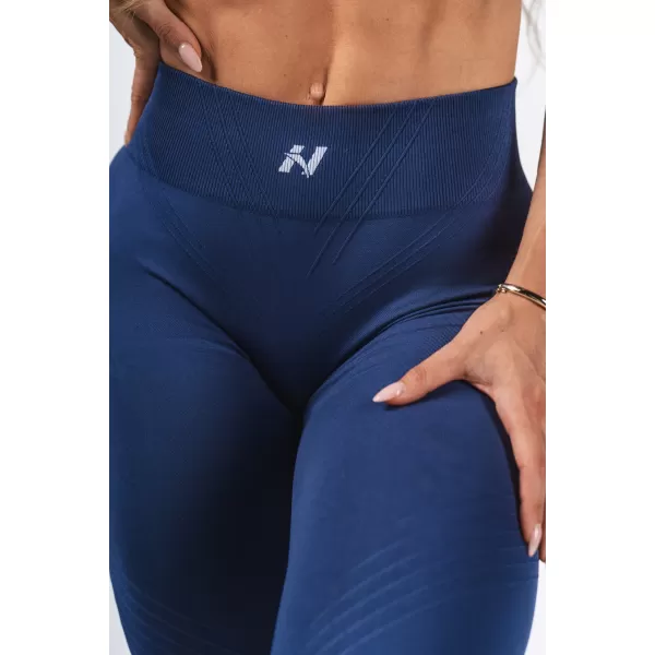  Shaping nahtlose Maximum-Push-up-Leggings FLOW SEAMLESS 497 BLAU Nebbia 