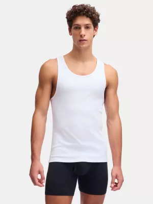 Herren-Tanktop UNDER ARMOUR M UA PERF COTTON TANK-2PK 6007622-100 WEIß