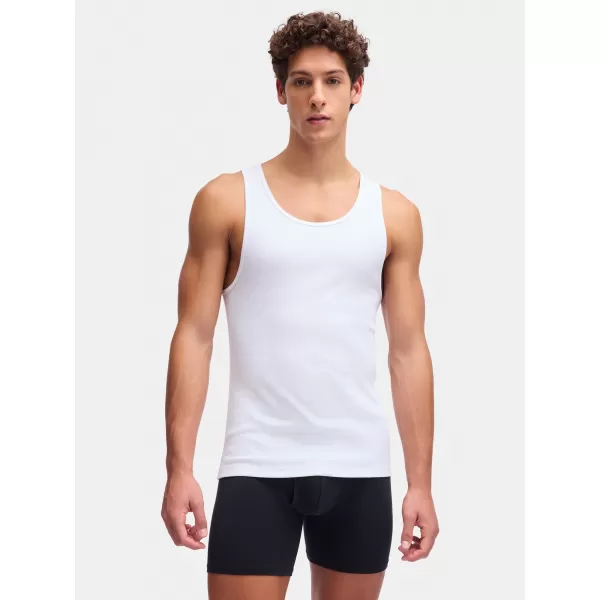  Herren-Tanktop UNDER ARMOUR M UA PERF COTTON TANK-2PK 6007622-100 WEIß 