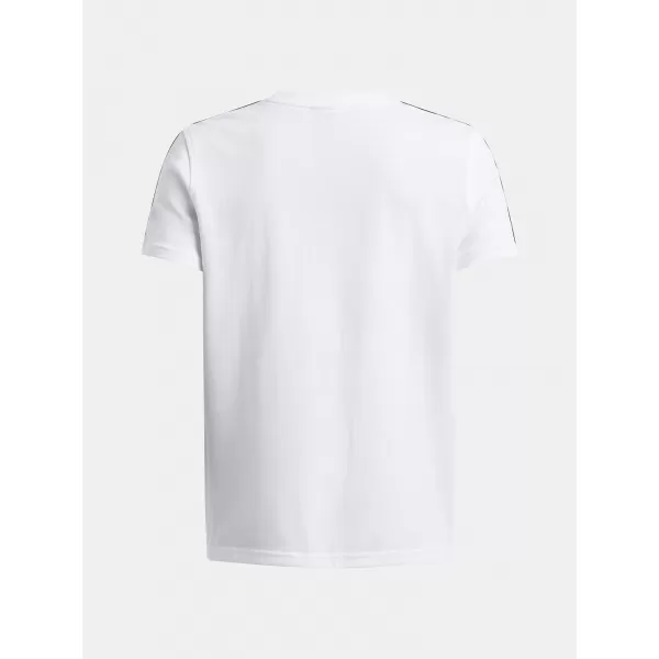  T-Shirt für Jungen UNDER ARMOUR UA B ICON TAPED SS 6001583-100 WEIß 