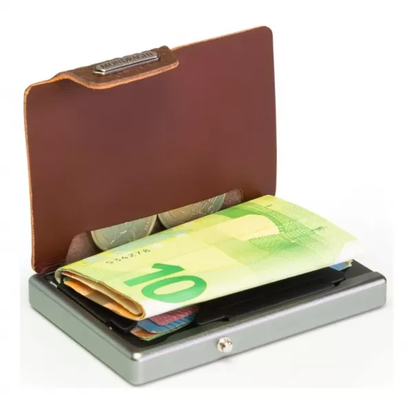  Geldbörse MONDRAGHI ONE PLUS BRAUN 