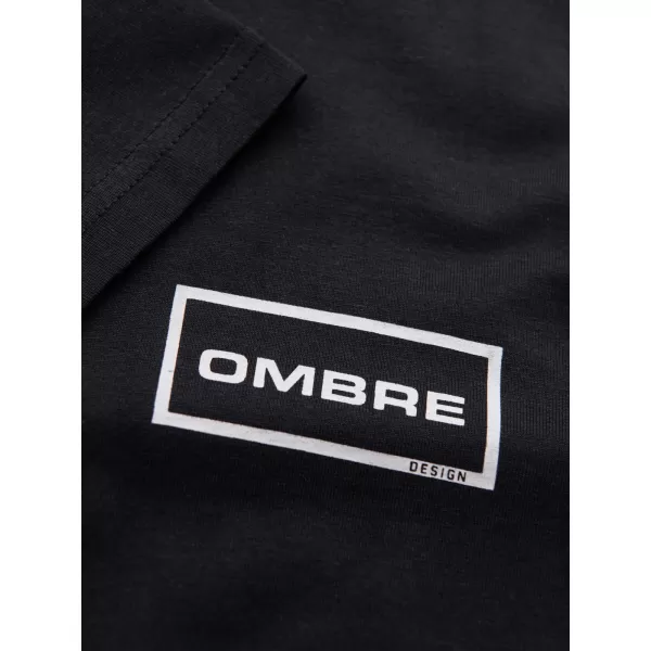  Hemd OMBRE OM-TSPT-0231 SCHWARZ 