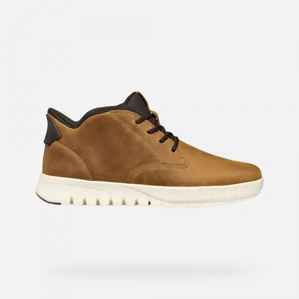  Herrenschuhe GEOX FLEXTRIDE PLUS G011460 HELLBRAUN 