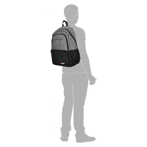  Rucksack ENRICO BENETTI HAMBURG NOTEBOOK BACKPACK 23 L HELLGRAU 