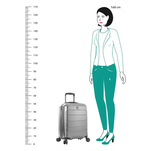  Koffer HEYS ECOCASE S GRAU 