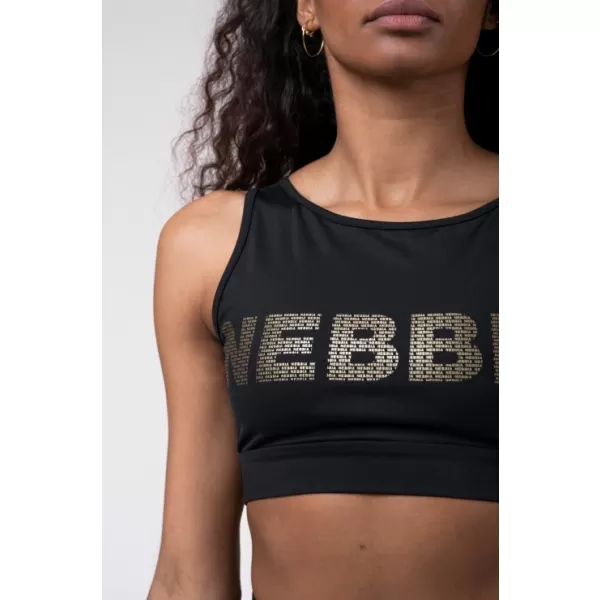  Gold Mesh Mini-Top 830 SCHWARZ Nebbia 