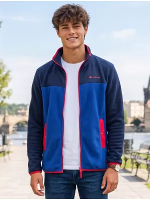 Fleece-Sweatshirt für Herren ALTISPORT GAMEL BLAU