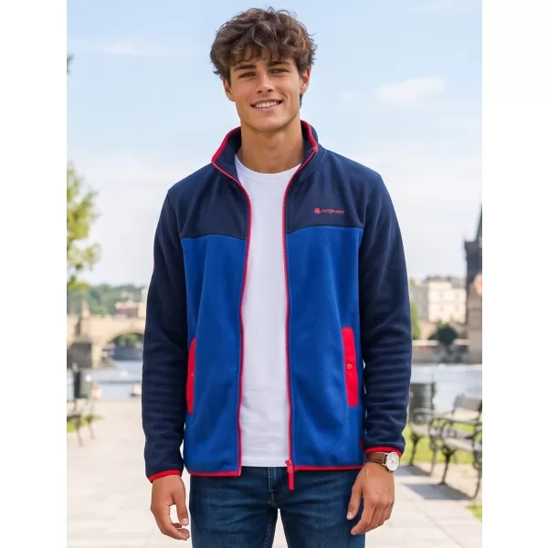  Fleece-Sweatshirt für Herren ALTISPORT GAMEL BLAU 