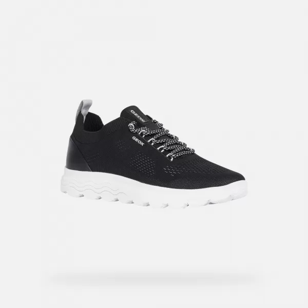  Herren-Sneaker GEOX SPHERICA G002565 SCHWARZ 
