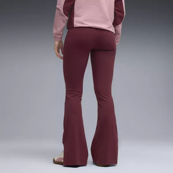  Leggings für Damen PUMA HER HIGH-WAIST FLARED LEGGINGS 68815696 RUBINROTER SCHIMMER 