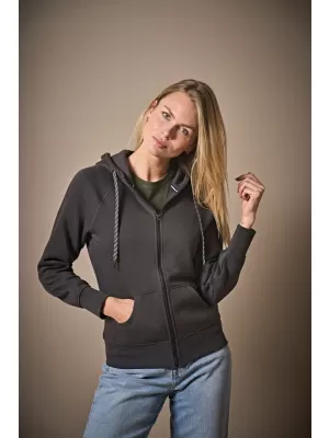 Damen-Sweatshirt TEE JAYS | TJ 5436 GRAU MELIERT